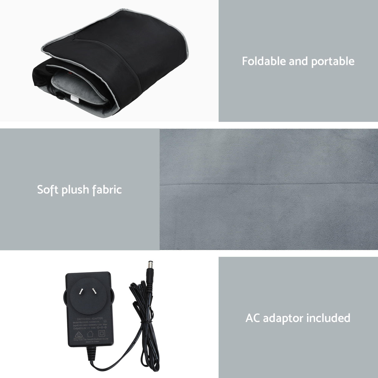 Livemor Massage Mat 10-nodes Vibration Heating Massage Cushion