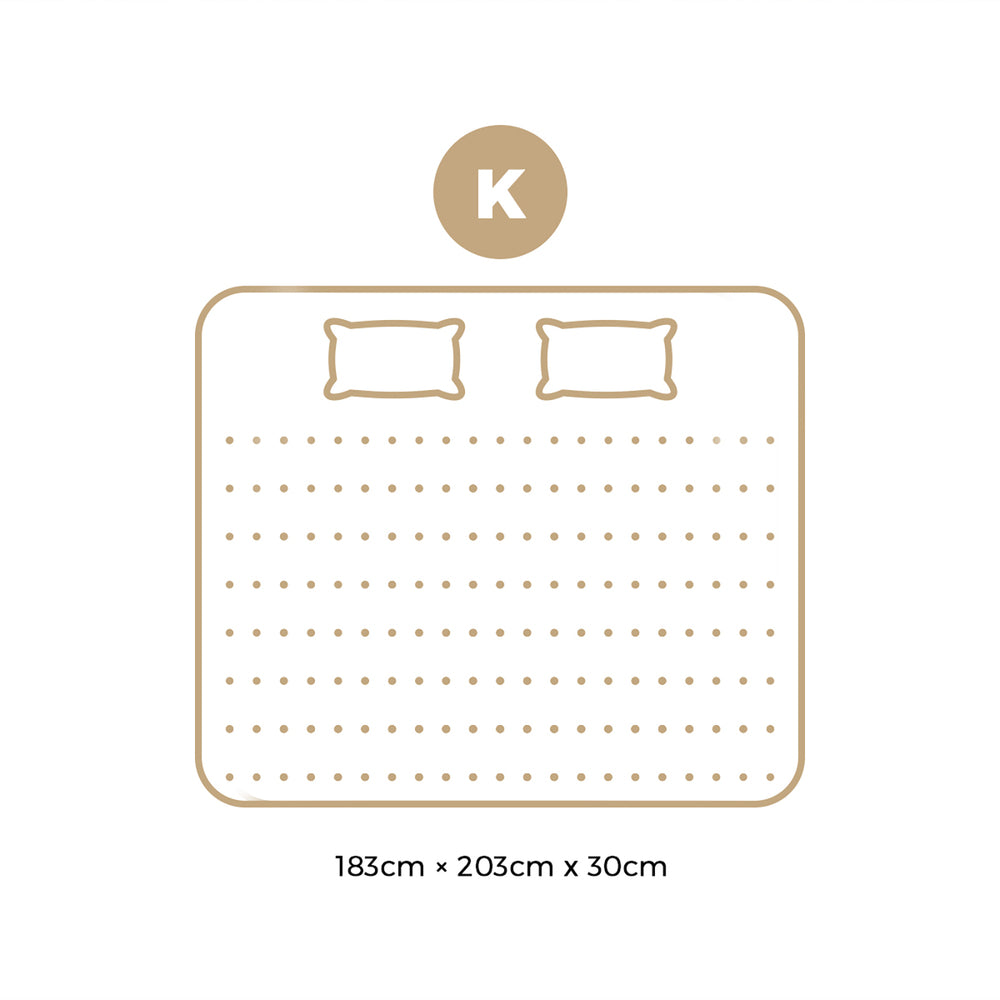 Bedra King Mattress Luxury Foam Pocket Spring 30cm