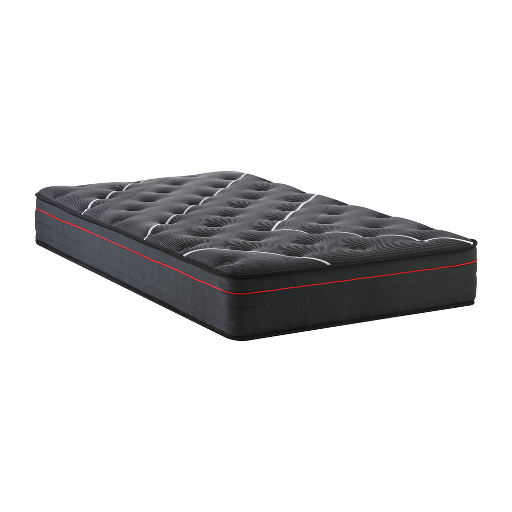 Bedra King Single Mattress Tight Top Cool Gel Foam Pocket Spring 22cm