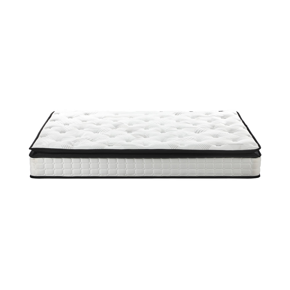 Bedra Double Mattress 22CM Cool Gel Foam Bonnell Spring with Pillows
