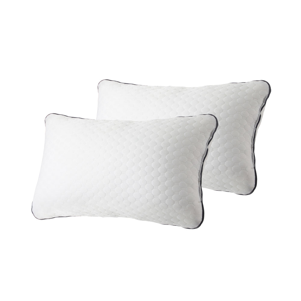 Bedra Double Mattress 22CM Cool Gel Foam Bonnell Spring with Pillows