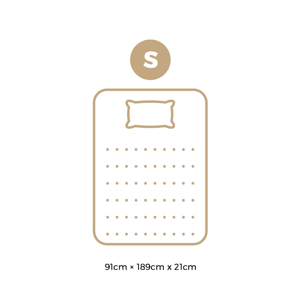 Bedra Single Mattress Bonnell Spring Tight Top 21CM