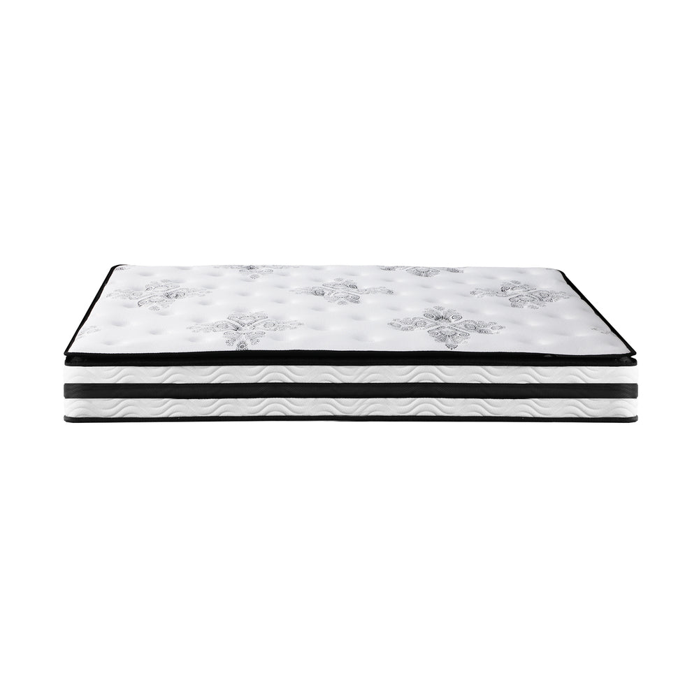 Bedra Queen Mattress Breathable Luxury Bed Bonnell Spring Foam Medium Firm 22cm