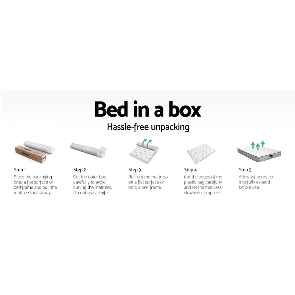 Giselle Bedding 24cm Mattress Super Firm Single