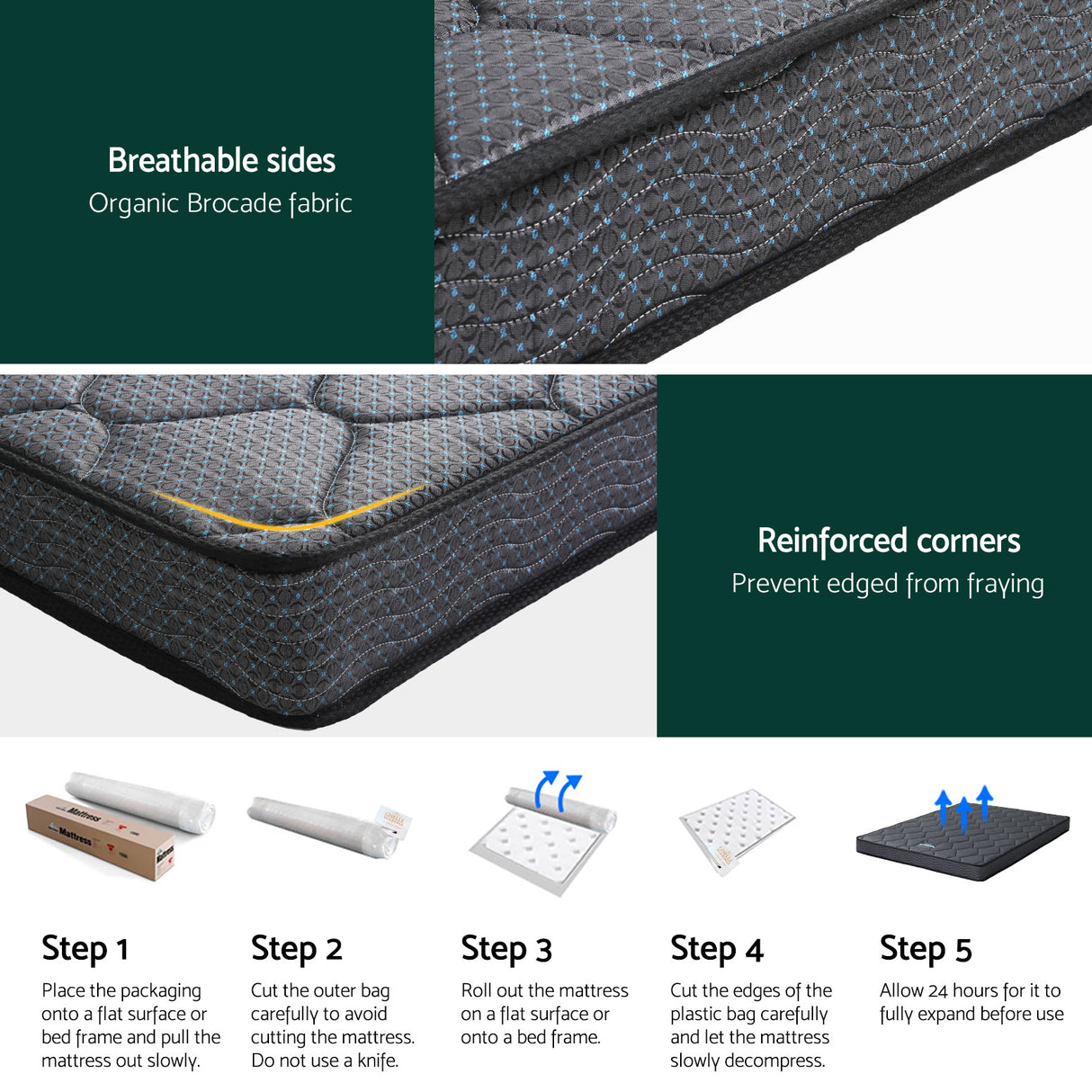 22cm Giselle Mattress Queen Size