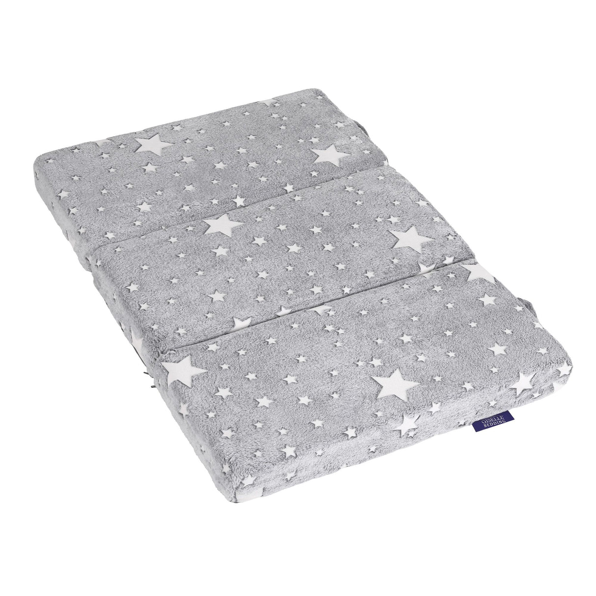 Giselle Bedding Foldable Cot Mattress for Travel Cot, Glow-in-Dark Cover