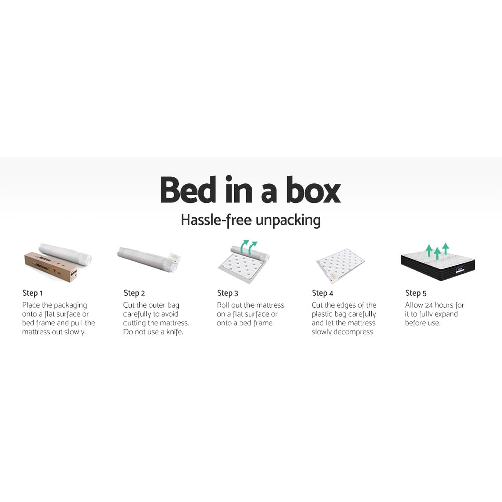 Giselle Bedding 28cm Mattress Super Firm Queen