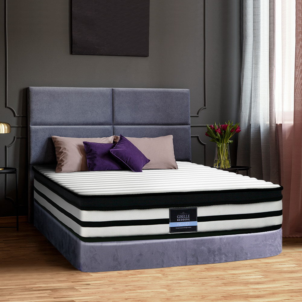 Comfort Euro Top 30cm Pocket Spring Mattress -Queen