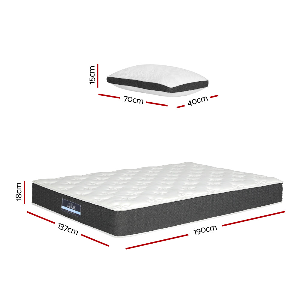 Giselle Bedding 21cm Mattress Tight Top King Single