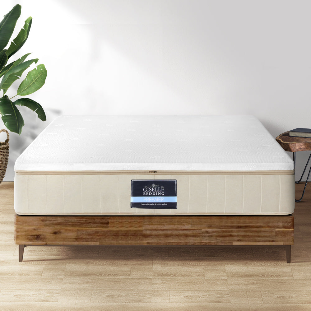 Giselle Bedding 32cm Mattress Euro Top King