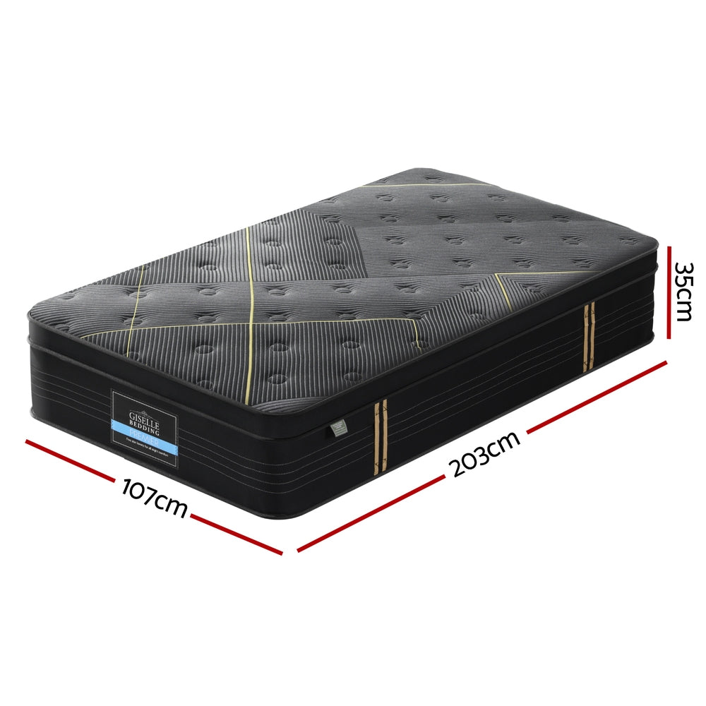 25cm Giselle Mattress Double Bed Pocket Spring Mattresses