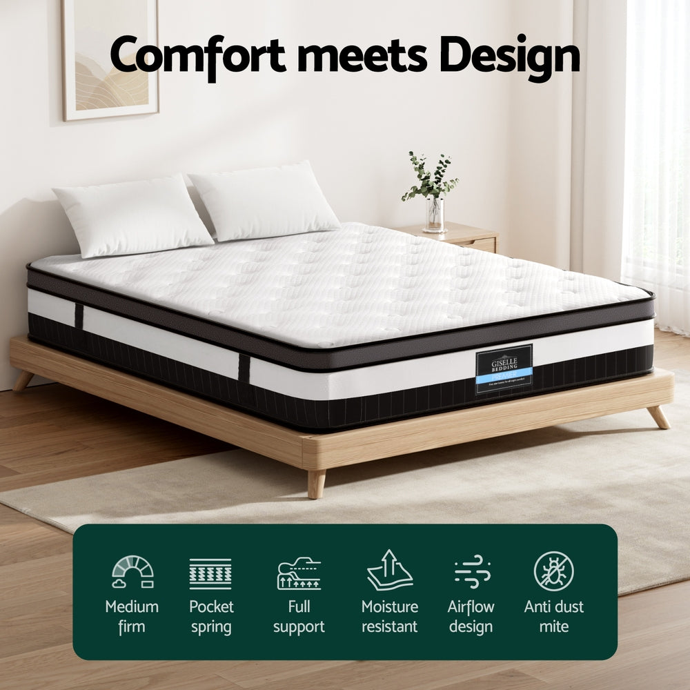 Ariel Vitality Mattress - 5 Zoned Pocket Spring Mattress - Medium/Firm - KING