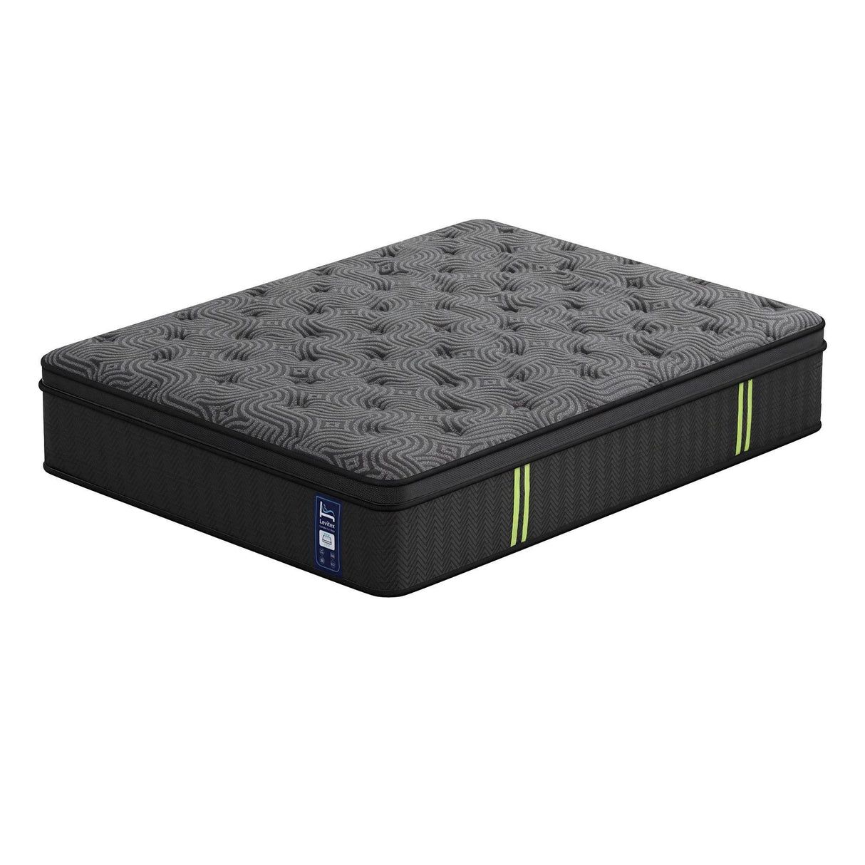 Levitex Double Mattress 34 cm 5-Zone Pressure Relief Pocket Spring with Reinforced Edge Support & Breathable Gel Memory Foam Hybrid Mattress