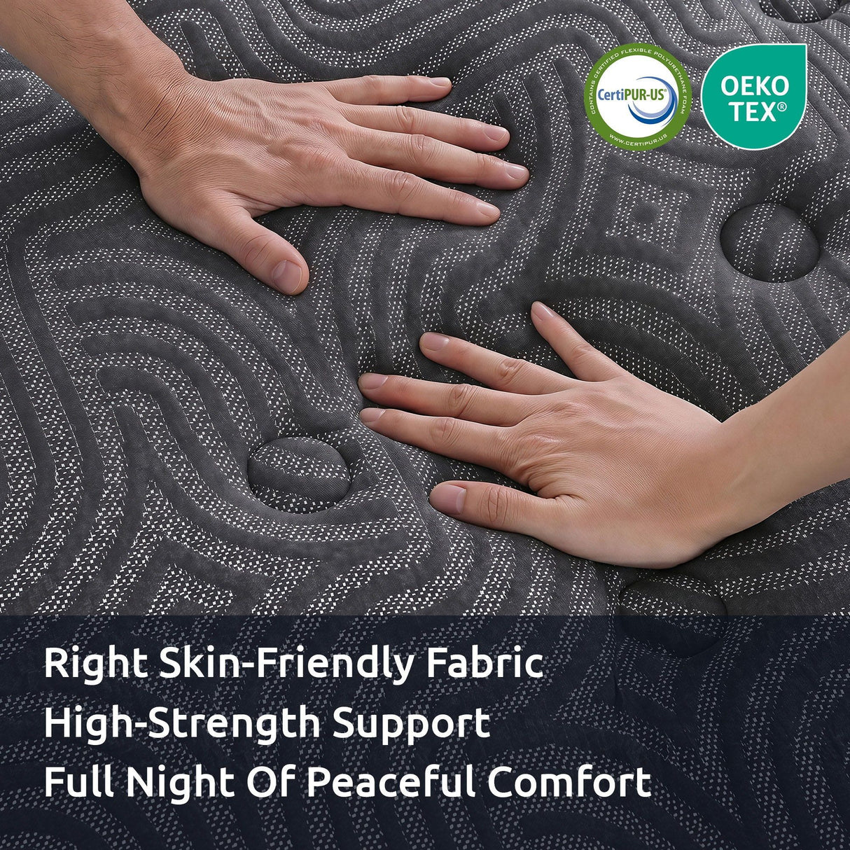 Levitex Queen Mattress 34 cm 5-Zone Pressure Relief Pocket Spring with Reinforced Edge Support & Breathable Gel Memory Foam Hybrid Mattress