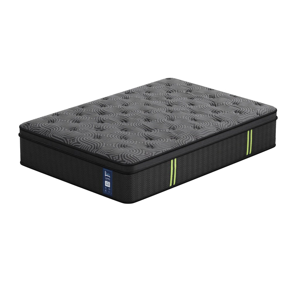 Levitex Single Mattress 34 cm 5-Zone Pressure Relief Pocket Spring with Reinforced Edge Support & Breathable Gel Memory Foam Hybrid Mattress