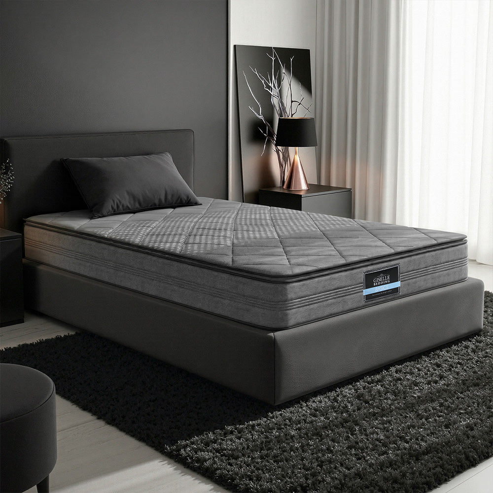 Giselle Bedding 21cm Mattress Euro Top King Single