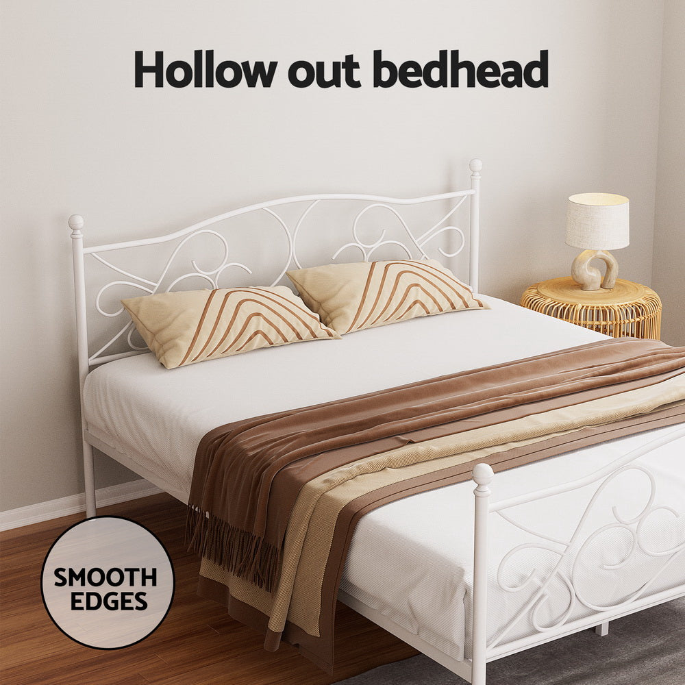 Artiss Bed Frame Queen Size Metal Bed Frame GROA