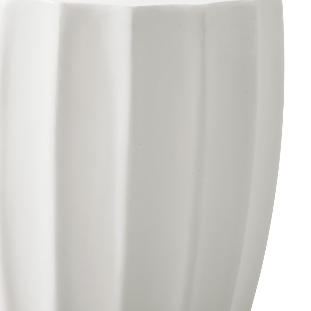 Oikiture Side Table Concrete Outdoor Stand