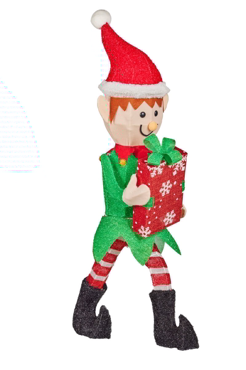 Christabelle Christmas Elf Display with Lights - Indoor/Outdoor 105cm