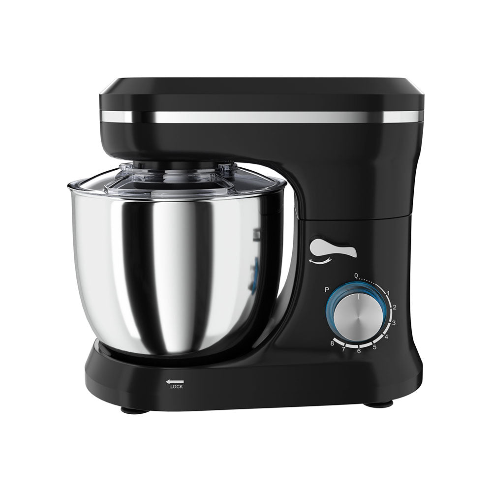 Devanti 5L 3-in-1 Stand Mixer with 8-Speed Control and 400W Power - Black