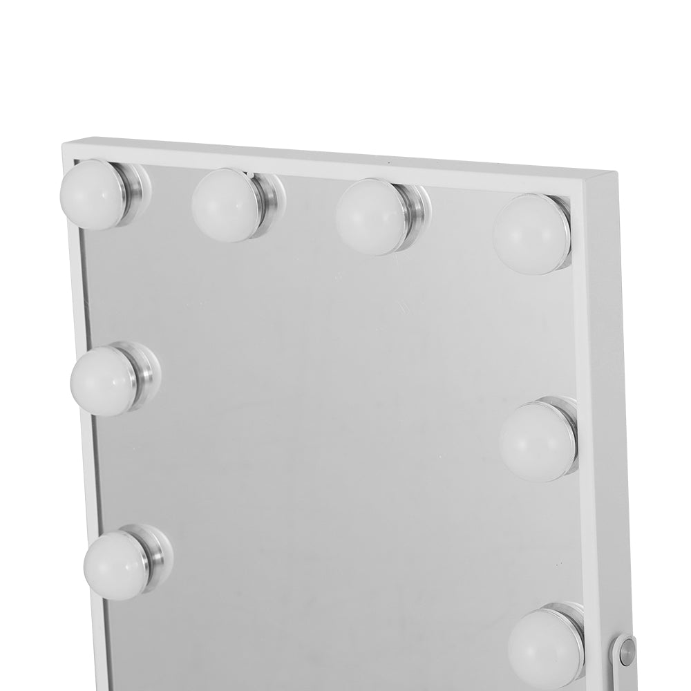 Embellir LED Bluetooth Vanity Mirror with Touch Control - 30x40cm Hollywood Style in White