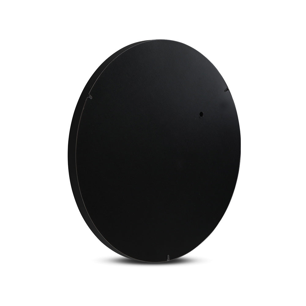 Embellir 2 Wall Mirror Makeup 80cm Home Decor Framed Mirrors Bathroom Round Black