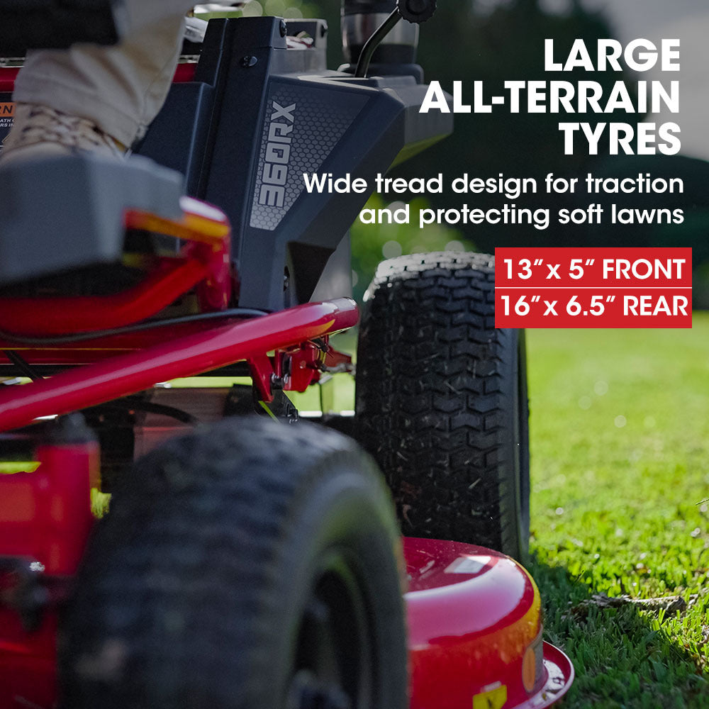 BAUMR-AG 36' 48V Brushless Electric Ride On Lawn Mower