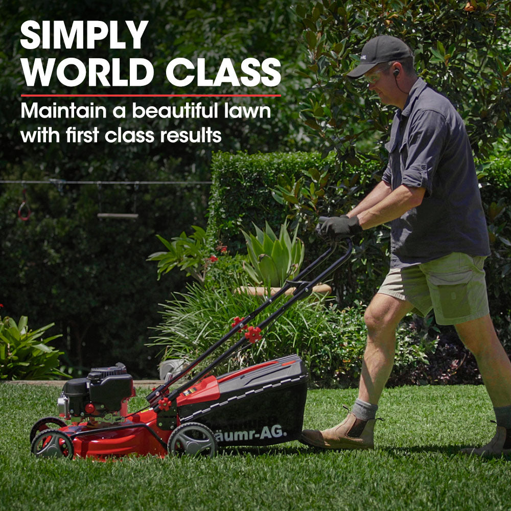 Baumr-AG 720SX 17' 139cc Steel Deck Petrol 4-Stroke Lawn Mower