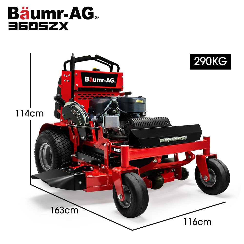 BAUMR-AG 36' Stand-On Zero-Turn Mower, Electric Start, 23hp, 764cc, Hydrostatic Drive, 10 Cut Heights