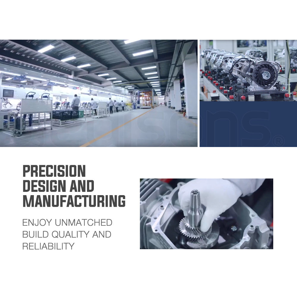 POWERBLADE 18' 175cc Electric Start Self-Propelled 4-Stroke 4in1 Petrol Steel Deck Lawnmower - VS600e