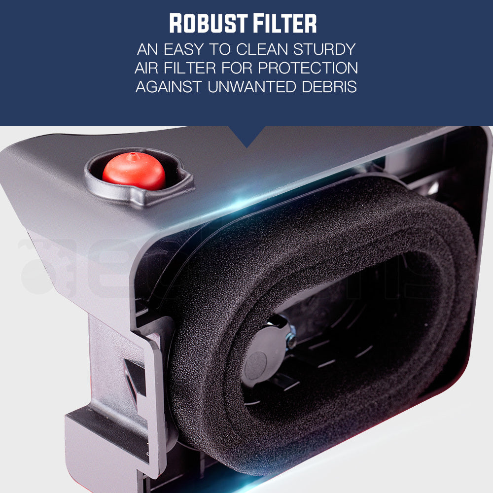 POWERBLADE 18' 175cc Electric Start Self-Propelled 4-Stroke 4in1 Petrol Steel Deck Lawnmower - VS600e