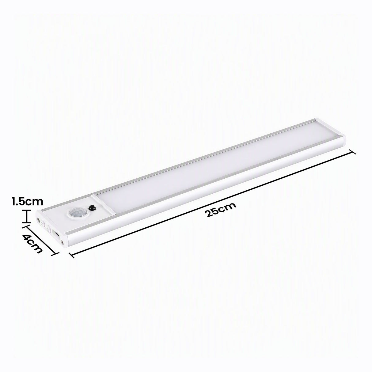 Artiss 4-Pack 25cm Motion Sensor Under Cabinet Lights, LED Closet Light with 5 Colors Dimmable