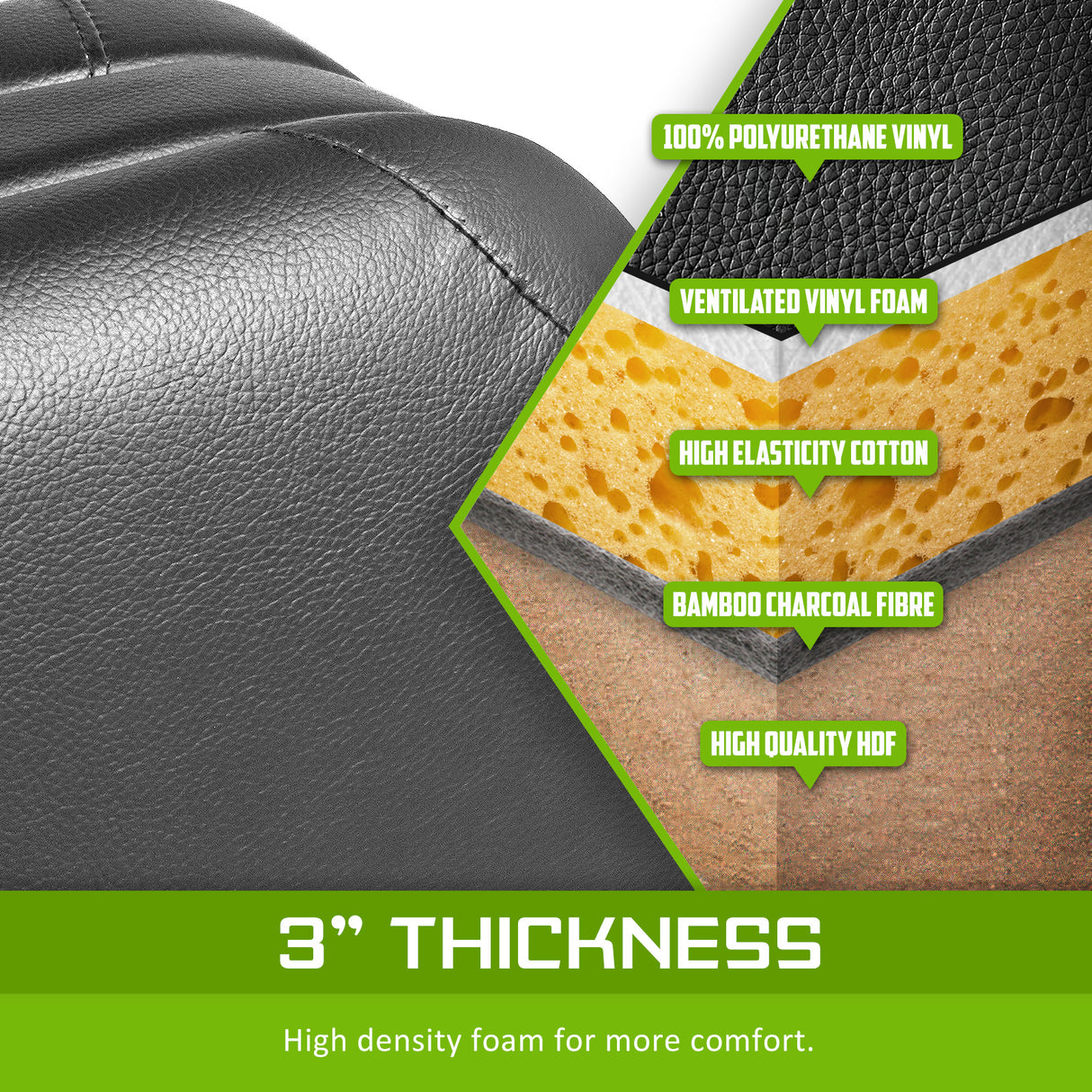 70cm Wooden Portable Massage Table - BLACK