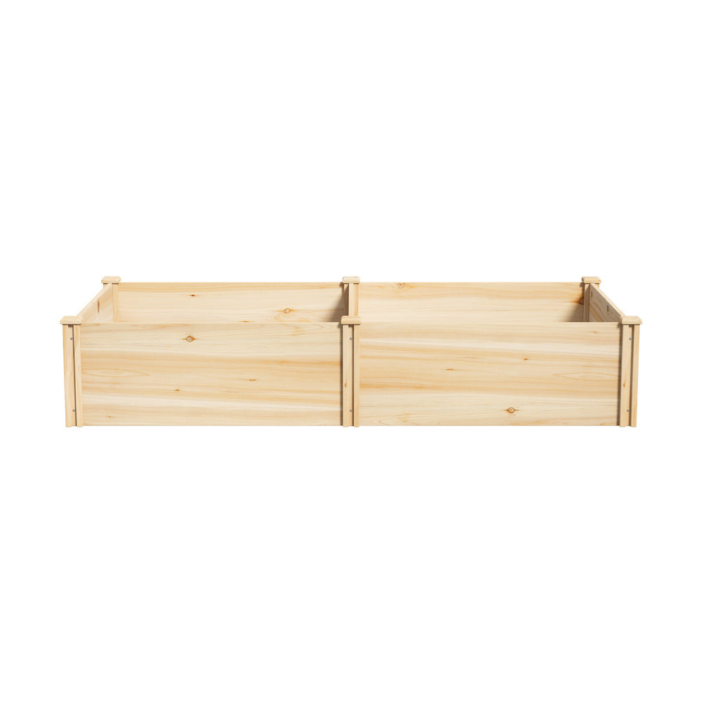 Livsip Garden Bed 160x80x30cm Raised Wooden Planter