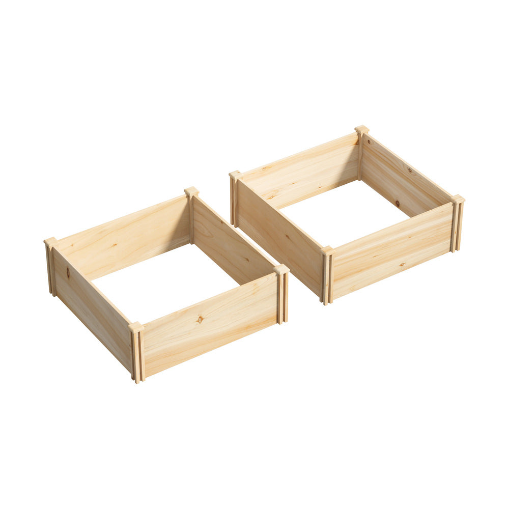 Livsip Garden Bed 160x80x30cm Raised Wooden Planter