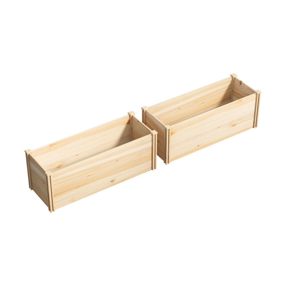 Livsip Garden Bed 240x45x45cm Raised Wooden Planter