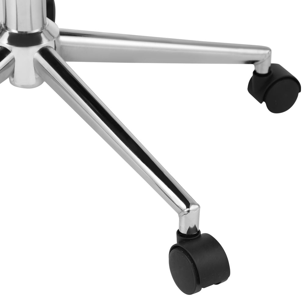 Oikiture Swivel Office Chair High Back Leather Black