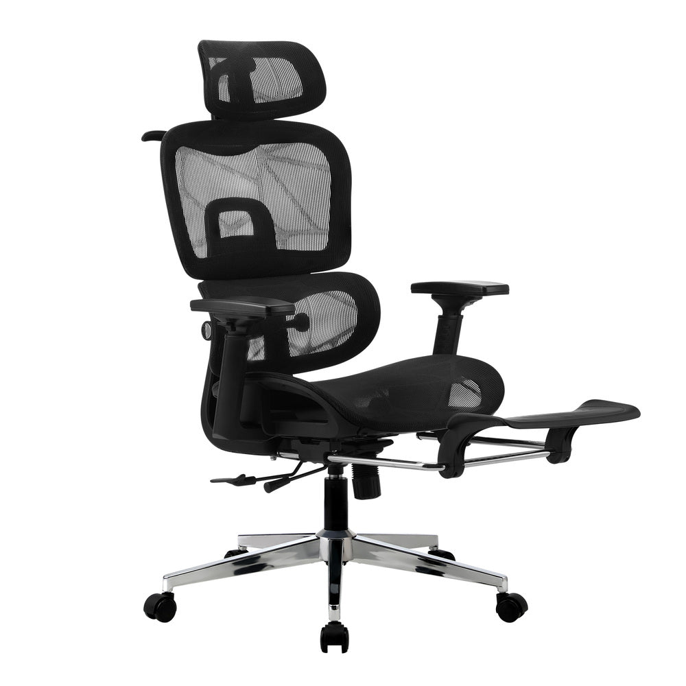 Oikiture Ergonomic Office Chair Mesh Executive Seat Black
