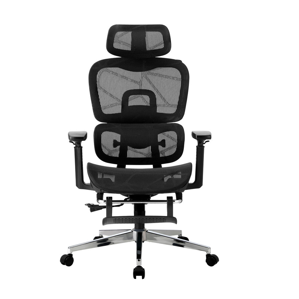 Oikiture Ergonomic Office Chair Mesh Executive Seat Black