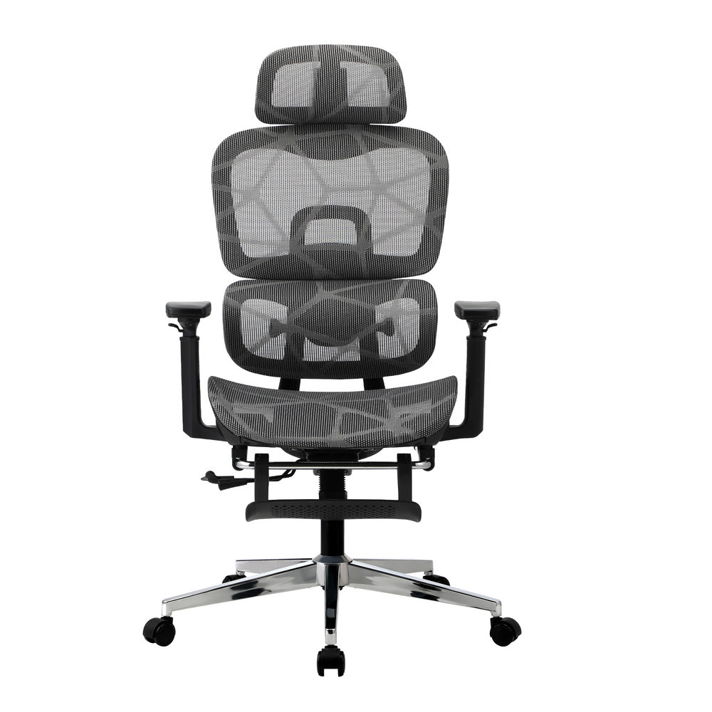 Oikiture Ergonomic Office Chair Mesh Executive Seat BK&GY
