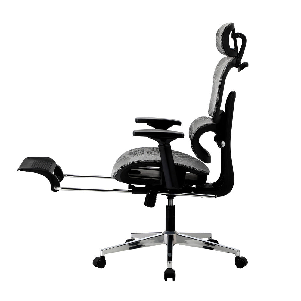 Oikiture Ergonomic Office Chair Mesh Executive Seat BK&GY