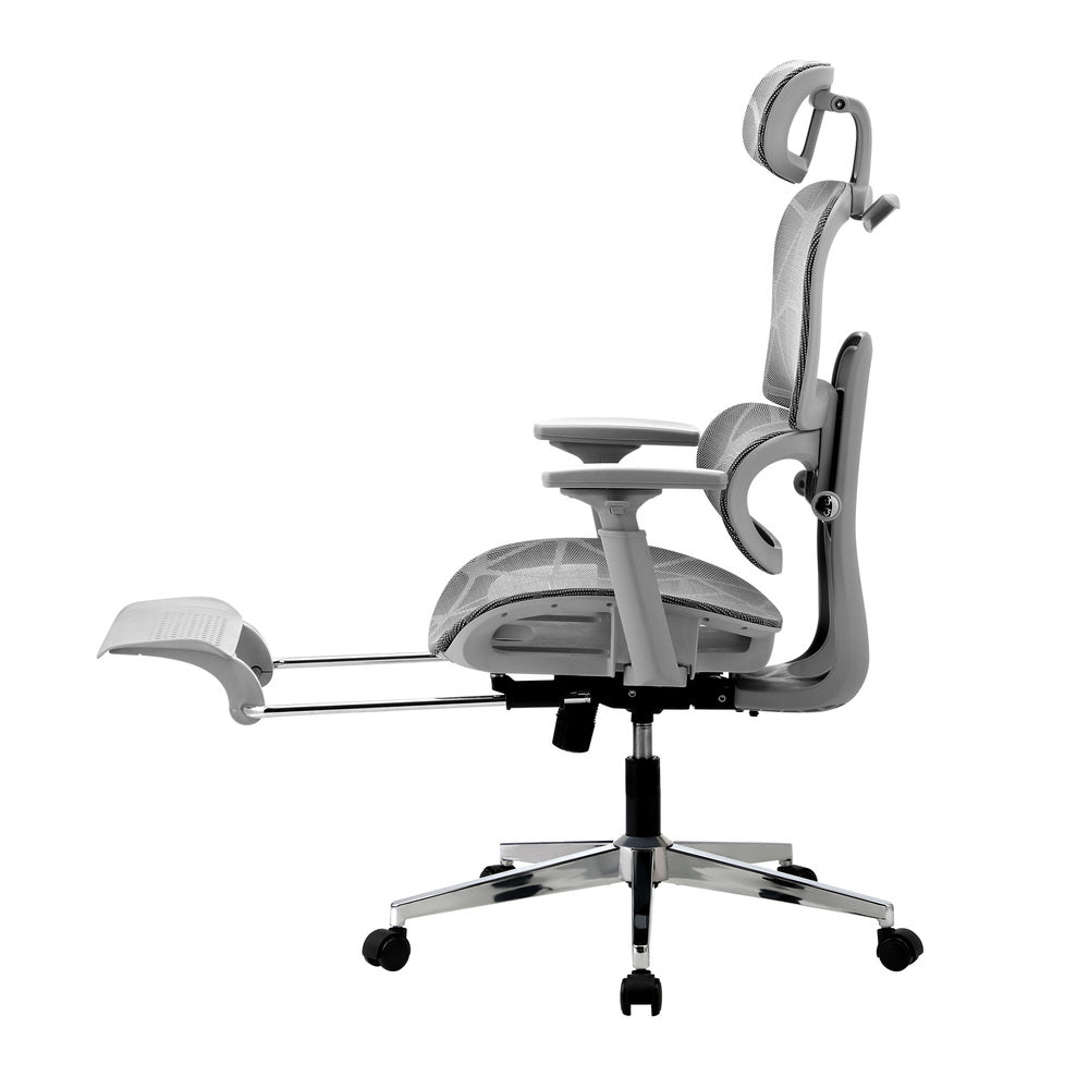 Oikiture Ergonomic Office Chair Mesh Executive Seat Grey