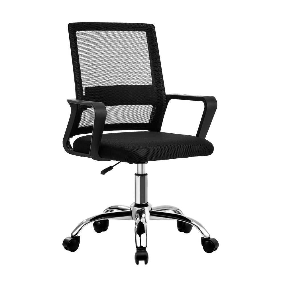 Oikiture Mesh Office Chair Executive Computer Seat Black