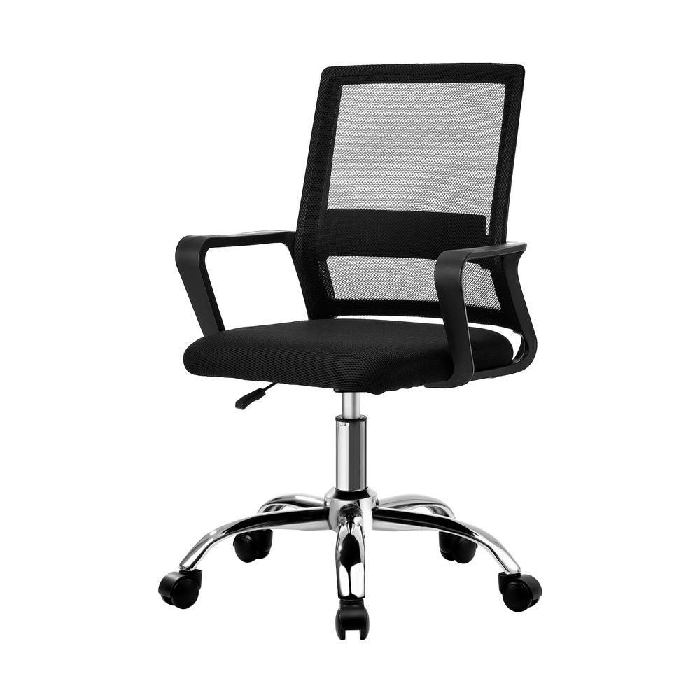 Oikiture Mesh Office Chair Executive Computer Seat Black