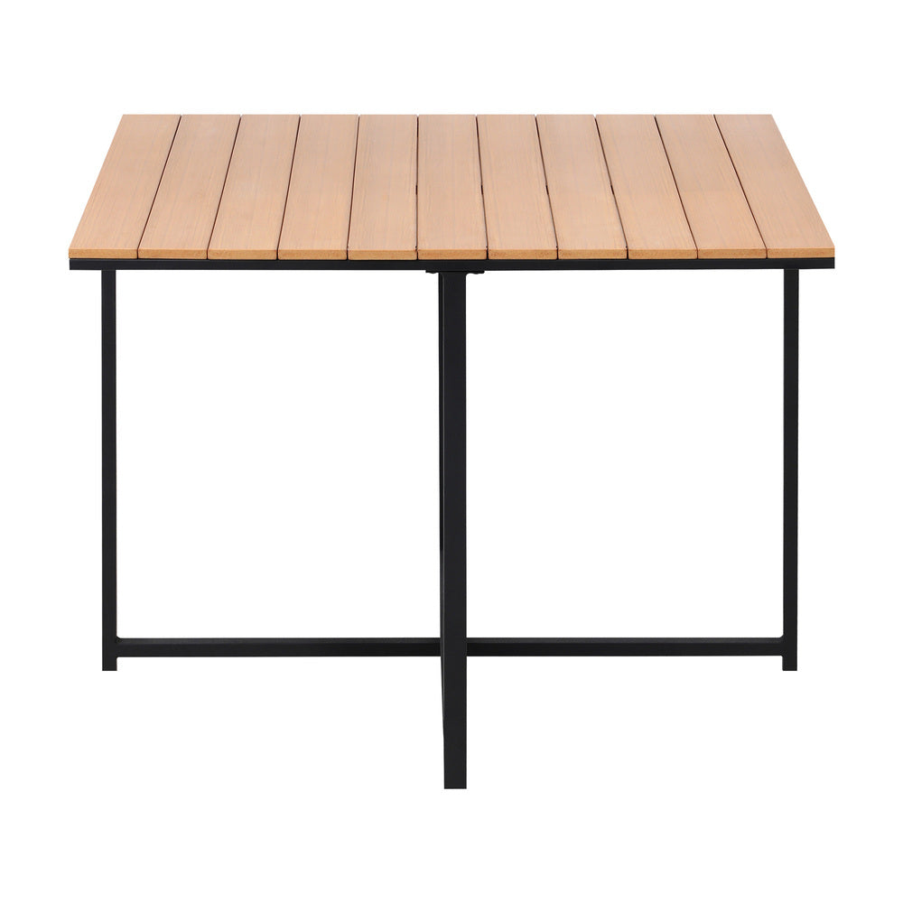 Livsip Outdoor Dining Table Lounge Setting Wood-Plastic