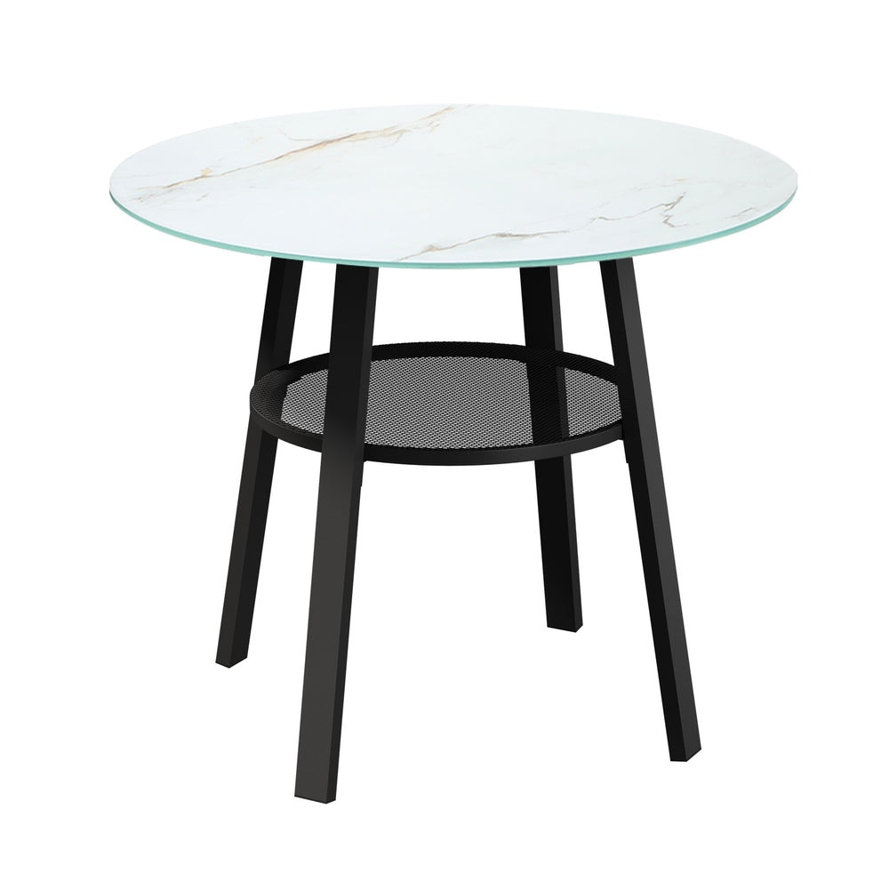Livsip Outdoor Dining Setting Table Sofa Chairs 3PCS