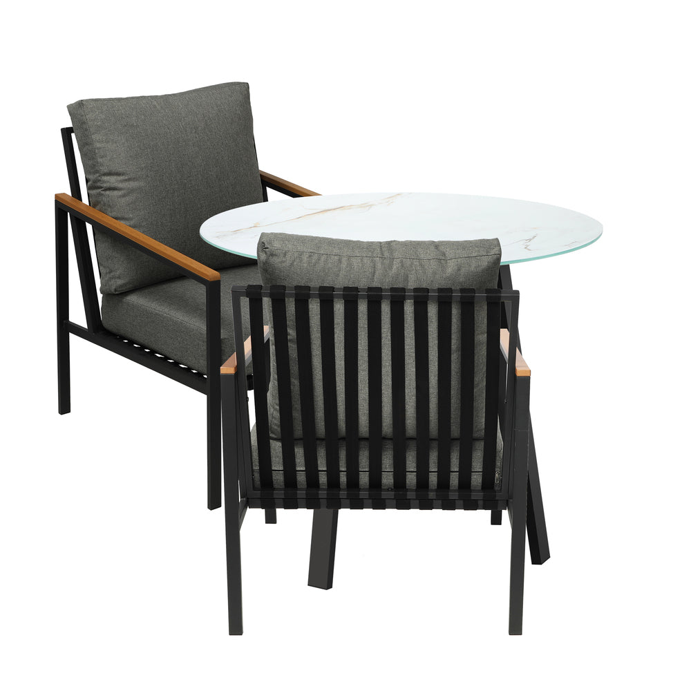 Livsip 3PCS Outdoor Dining Setting Patio Bistro Set