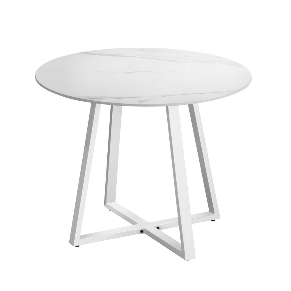 Livsip Outdoor Dining Set Bistro Setting 5PCS White