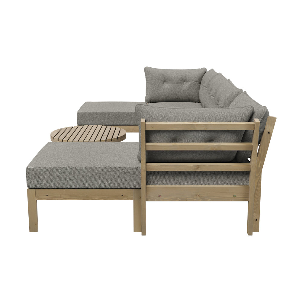 Livsip 6 Piece Outdoor Lounge Sofa Set Garden Furniture