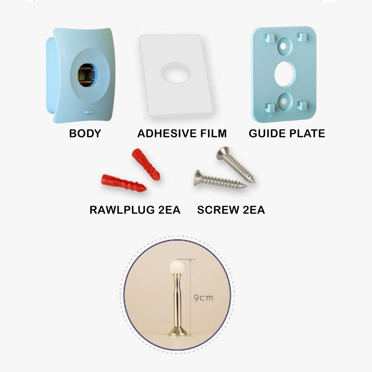 Door Stopper Stop Advanced - PINK